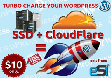 Super Charge Your WORDPRESS Website or Blog with HighSpeed SSD Hosting & CloudFlare Network