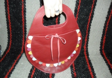 Unique leather bag 'Spring'