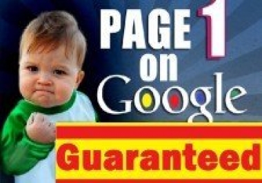 I will show You How to Get Your Site Ranked to Page One