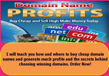 I will show you how buying and selling DOMAIN NAMES is exceptionally lucrative venture to get into