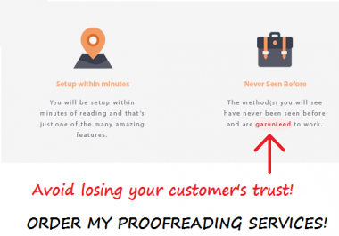 Professional Proofreading and Editing for any text