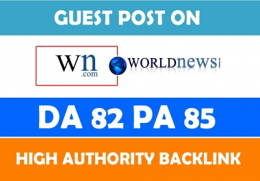 Will write and publish guest post on WN with 1 backlink to your website
