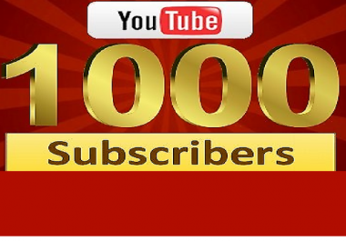 Provide you 100+ non-drop you-tube sub-scribe very fast and High Quality