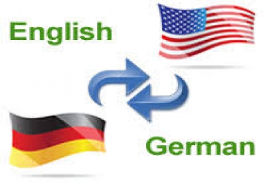 Translation English/German and German/English
