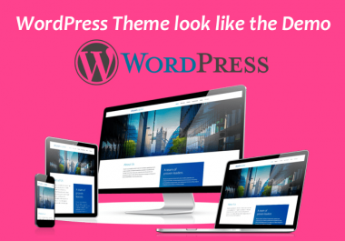 Make Your Wordpress Theme As The Demo
