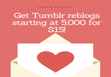100,000 Tumblr Reblogs
