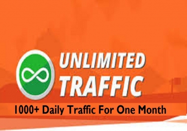 1,000+ Daily Traffic to Your Website for 30 days