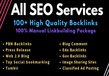 Manual SEO Link Building Services Package