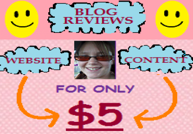 I Will Write A Review On My Blog About Your Product,  Service Or Website